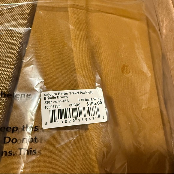 Osprey Sojourn Porter 46L Brindle Brown - Picture 3 of 8